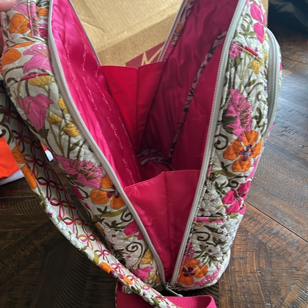 Vera Bradley Floral Quilted Backpack - Picture 5 of 9